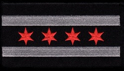FUEGO CHICAGO FLAG