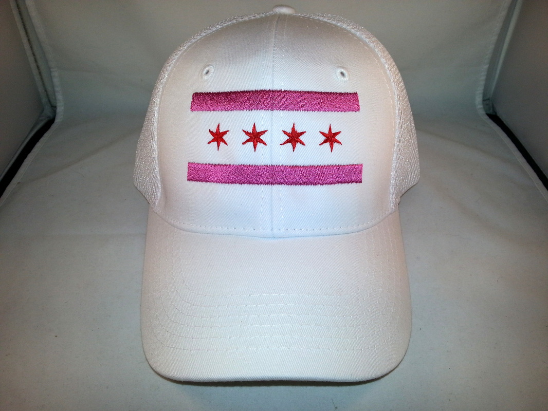 breast cancer awareness hat |CHICAGO FLAG HAT | EQUALITY FLAG HAT