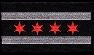 FUEGO CHICAGO | CHICAGO FLAG PATCH
