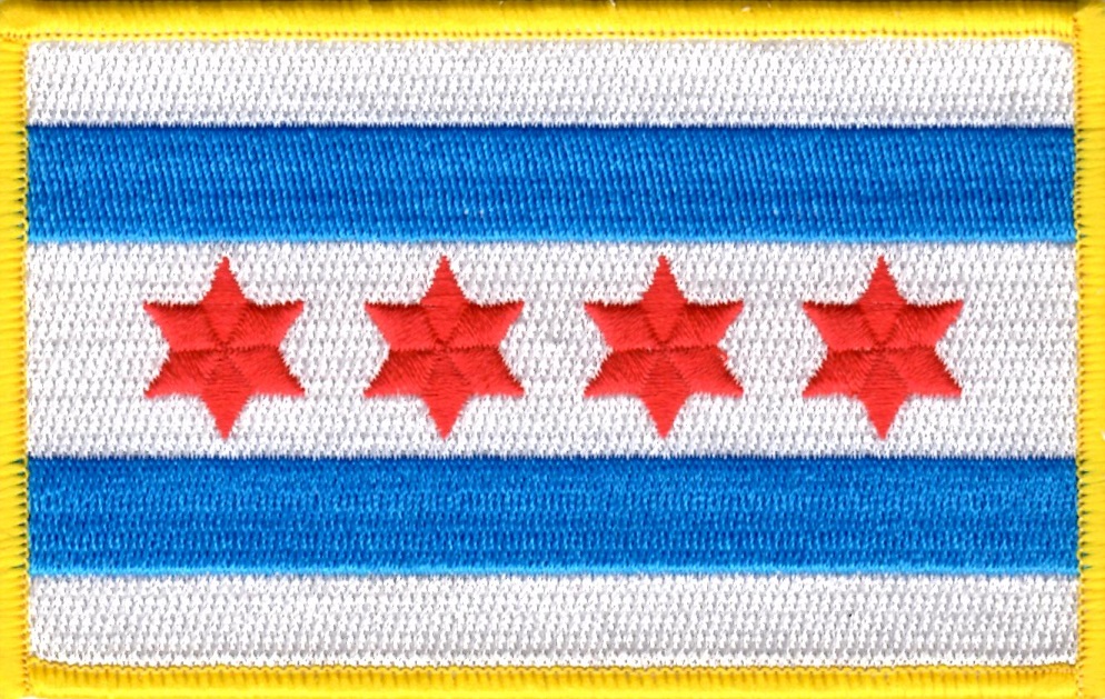 CHICAGO POLICE FLAG PATCH