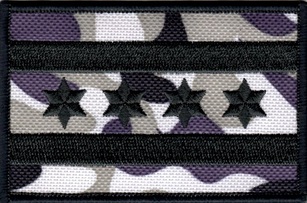 URBAN CAMOUFLAGE CHICAGO FLAG PATCH